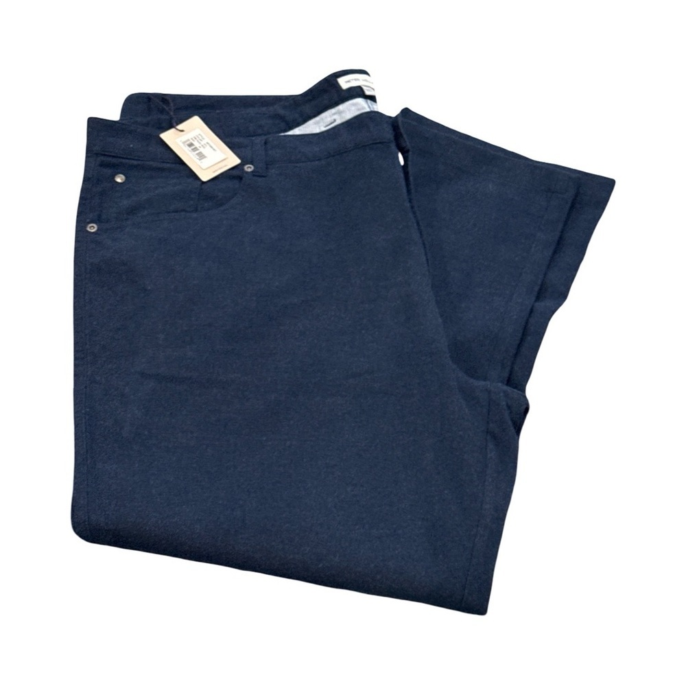 Peter Millar Crown Mountainside Flannel Chino Trouser Pants  Navy